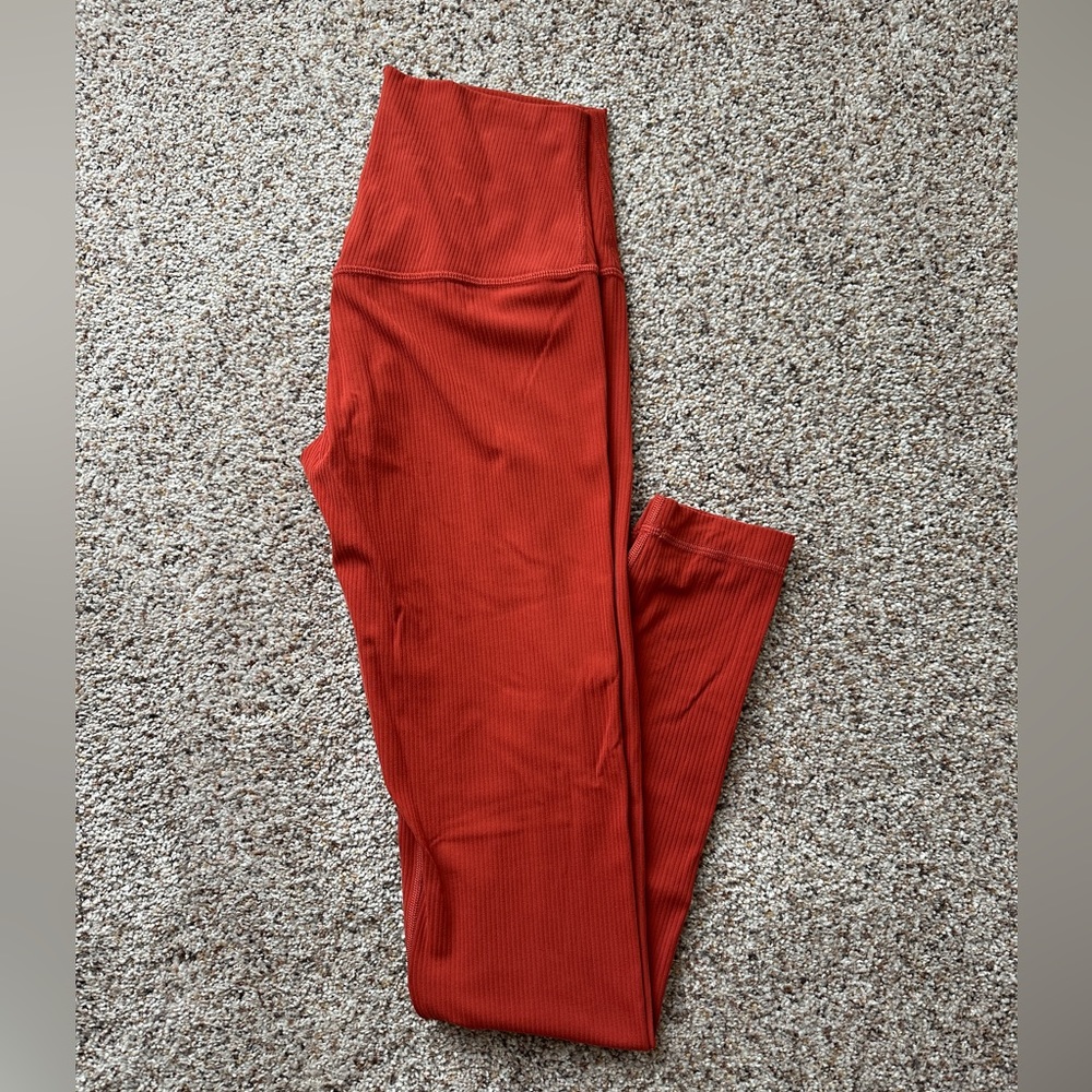 Lululemon Ribbed Align High Rise Leggings